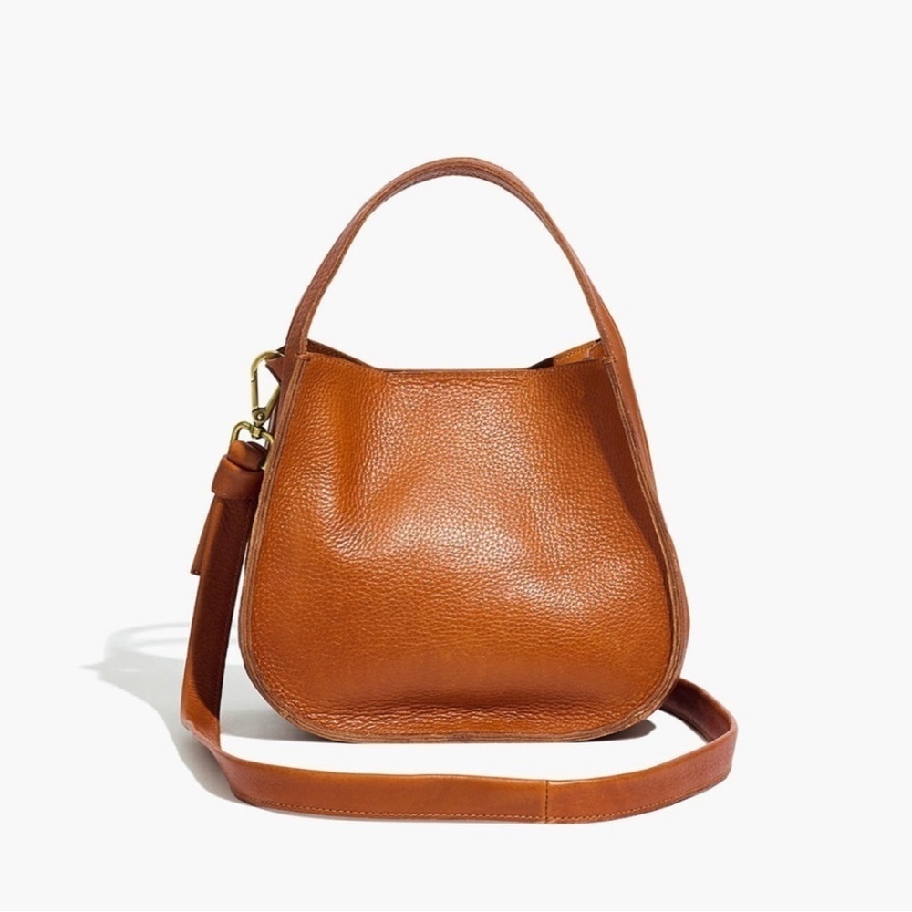 Madewell The Sydney Crossbody Leather Camel Bag - Picture 7 of 9